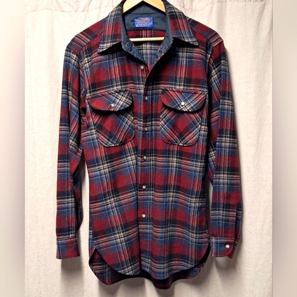 Vintage Pendleton Wool Flannel Shirt Size M - Picture 1 of 3
